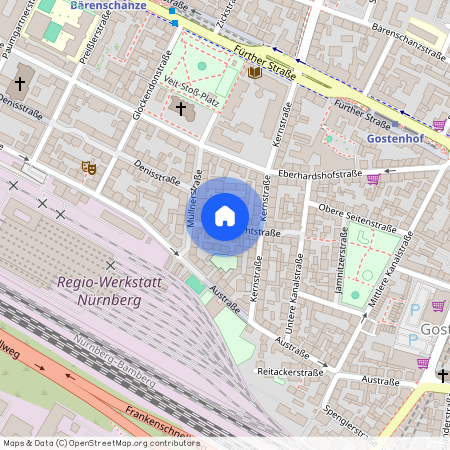 Volprechtstraße, 90429 Nürnberg (Mittelfr) - Mitte