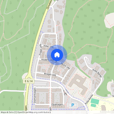 Sagas väg, Kungsbacka