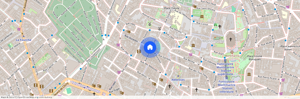 Rue Durantin et Rue Burq 75018 Paris (18e arrondissement)