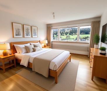 Bel appartement de 3.5 pièces - environnement calme et verdoyant - Foto 4