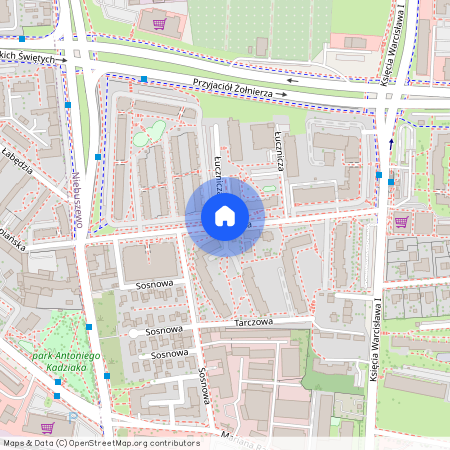 ul. Łucznicza, Niebuszewo, Północ, Szczecin, zachodniopomorskie