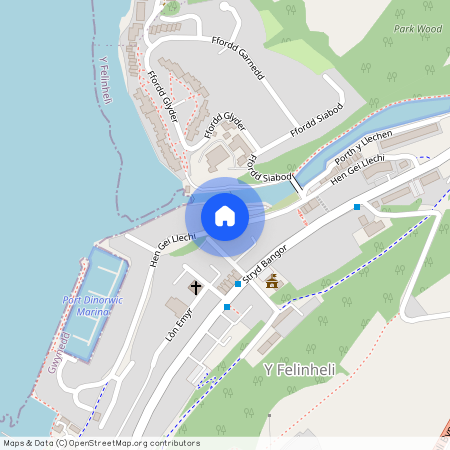 Hen Gei Llechi, Y Felinheli