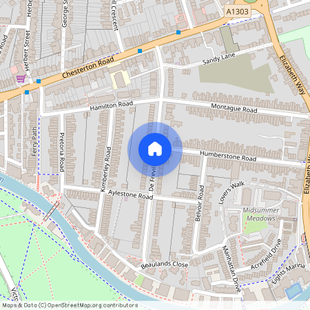 De Freville Avenue, Cambridge, Cambridgeshire, CB4