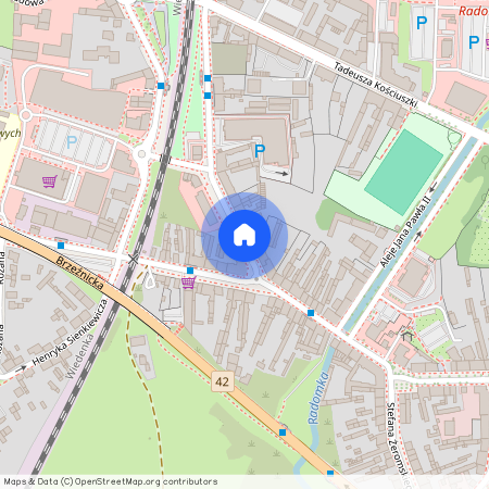 ul. Reymonta, Radomsko, radomszczański, łódzkie