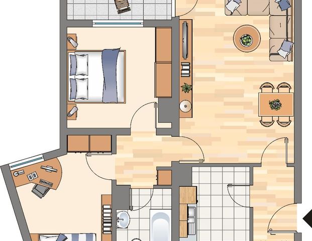 3-Zimmer-Wohnung in Dortmund Wickede-Gutschein sichern im Wert von 500,00 EUR !!!! - Foto 1