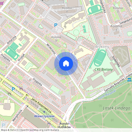 ul. Wrzeciono, Wrzeciono, Bielany, Warszawa, mazowieckie
