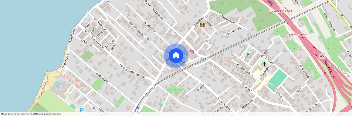 Αγίου Γεωργίου 23, 265 00, Ρίο (265 04), Κέντρο (Ρίο)