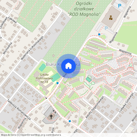 ul. Wapienna, Biała Krakowska, Bielsko-Biała, śląskie