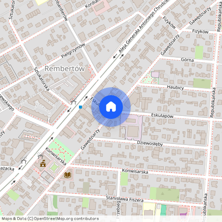 ul. Gawędziarzy, Stary Rembertów, Rembertów, Warszawa, mazowieckie