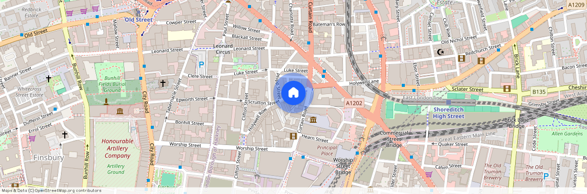 Scrutton Street, Shoreditch, London, EC2A 4PH