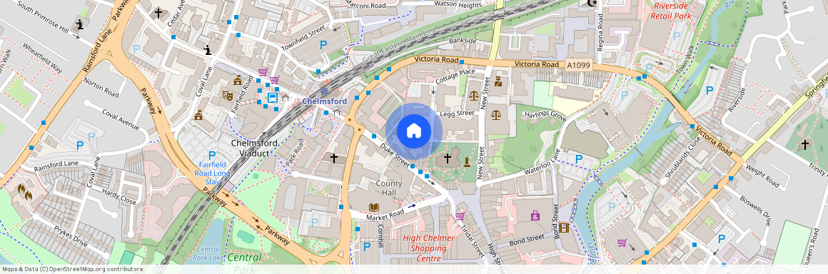 Cathedral walk, Chelmsford, CM1 1NX