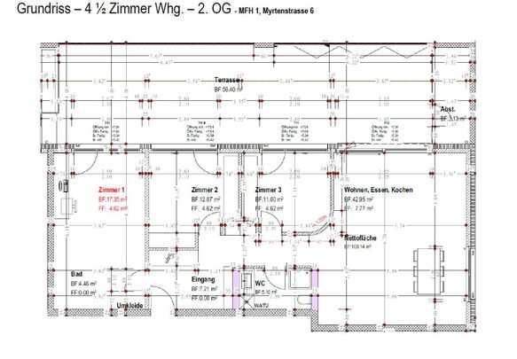 4.5 Zimmer, 100 m², 2. Stock - Foto 1