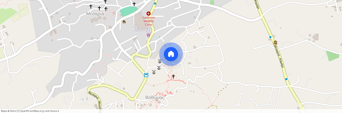 Επαρχιακή Οδός Φηρών-Όρμου Περίσσης, 847 00 Θήρα, Βόθωνας (Σαντορίνη)