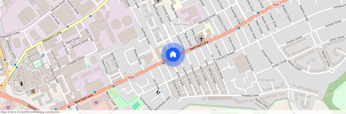 New Hall Lane, Preston, PR1