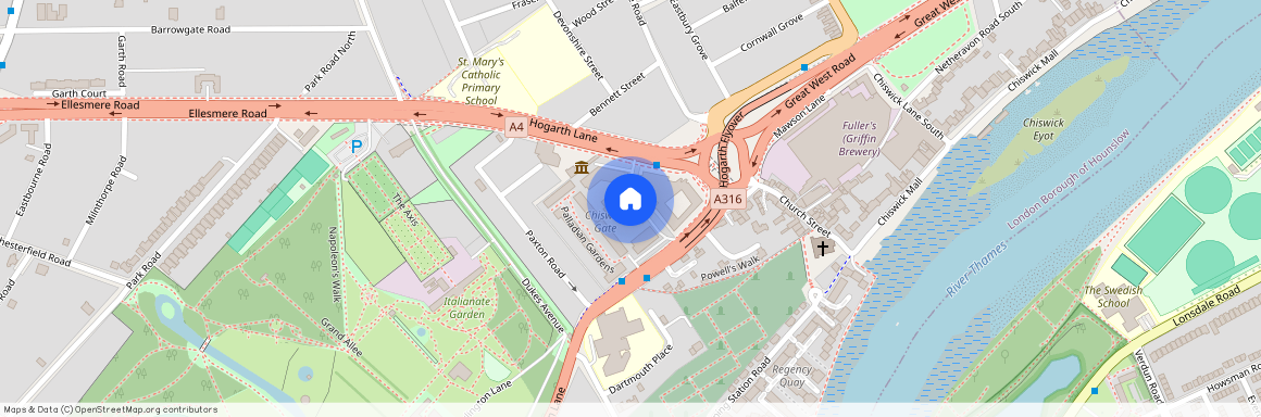 Renaissance Square Apartments, Palladian Gardens, Chiswick, London W4