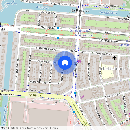 Volkerakstraat 17-1, Wielingenbuurt, 1078XM, Amsterdam