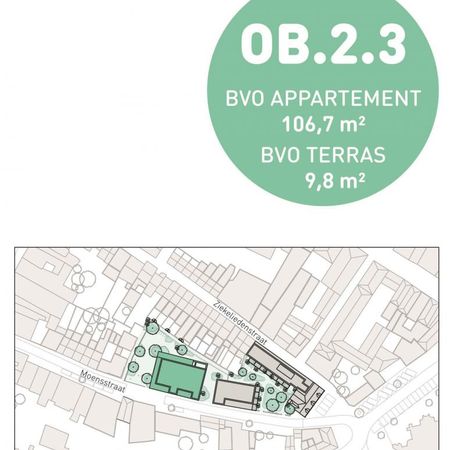 Nieuwbouw 2-SLK appartement met ondergrondse autostaanplaats in PORTIER 51 - Foto 3