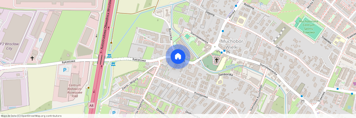 ul. Rakietowa, Muchobór Wielki, Fabryczna, Wrocław, dolnośląskie