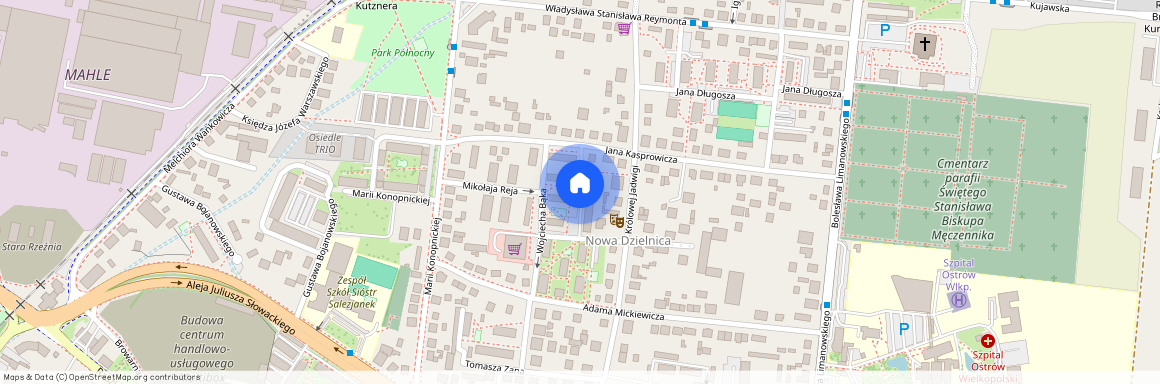 ul. Tuwima, Ostrów Wielkopolski, ostrowski, wielkopolskie