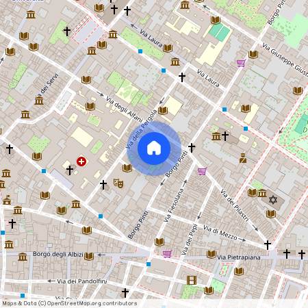 Via dell'Oriuolo, Borgo Pinti