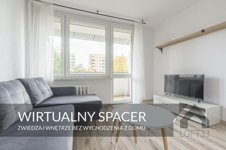 Piękna wyposażona kawalerka na Podłężu w Jaworznie do wynajęcia | Spacer 3D - Фото 5