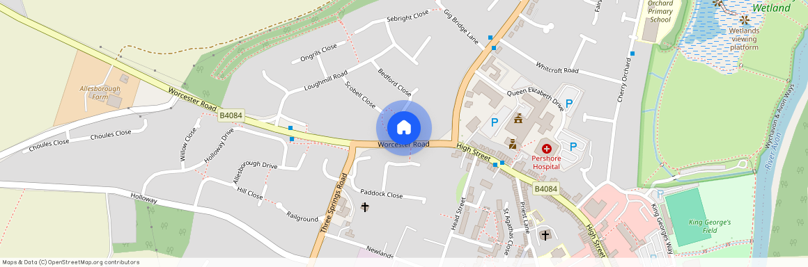 Chestnuts, 1 Worcester Road, Pershore