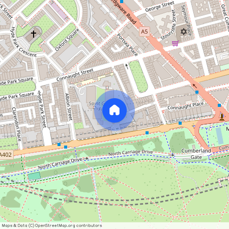 Archery Steps, St. Georges Fields, W2