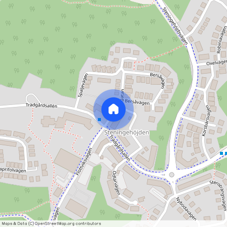 Solursgatan, Steningehöjden