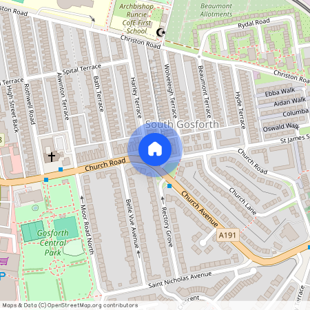 Church Road, Gosforth, Newcastle Upon Tyne