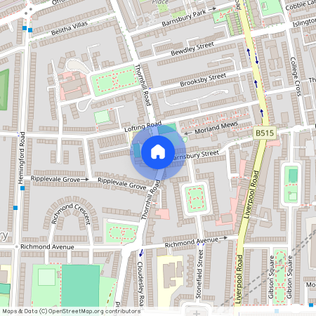 Barnsbury, Islington, Thornhill Road, N1 1HX, London