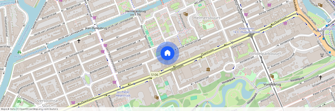 Eerste Helmersstraat 171B in Amsterdam
