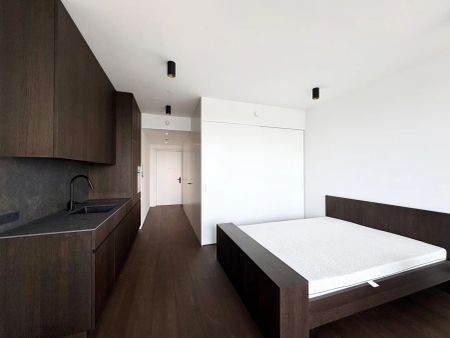 DANUBEFLATS: Elegant möbliertes Studio mit Cityblick: Doorman, Gym, Spa, Pool, Lounges - Internet inkl. - Tiefgaragenstellplatz möglich! - Photo 3