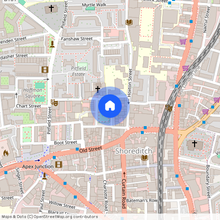 Hoxton Square, Shoreditch, N1