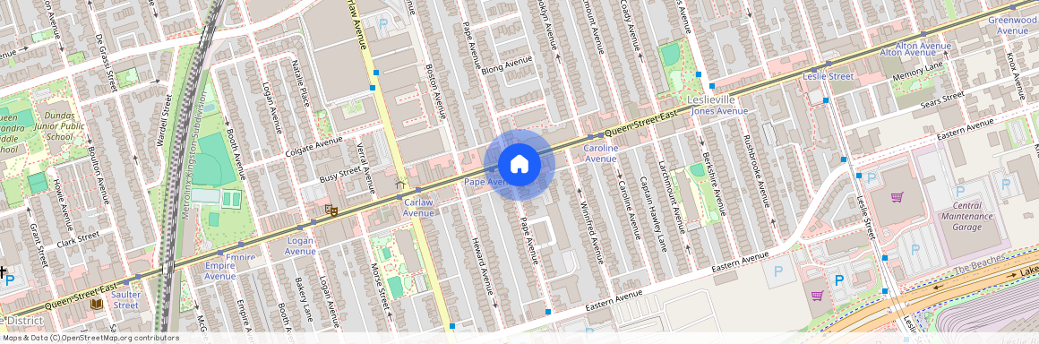 Lofts on Queen, #302, 1003 Queen Street E, Toronto