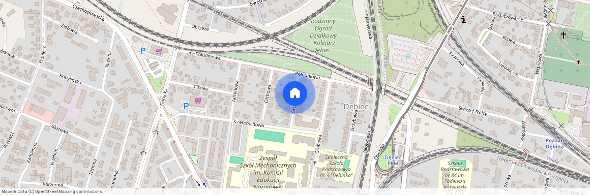 ul. Gruszkowa, Dębiec, Wilda, Poznań, wielkopolskie