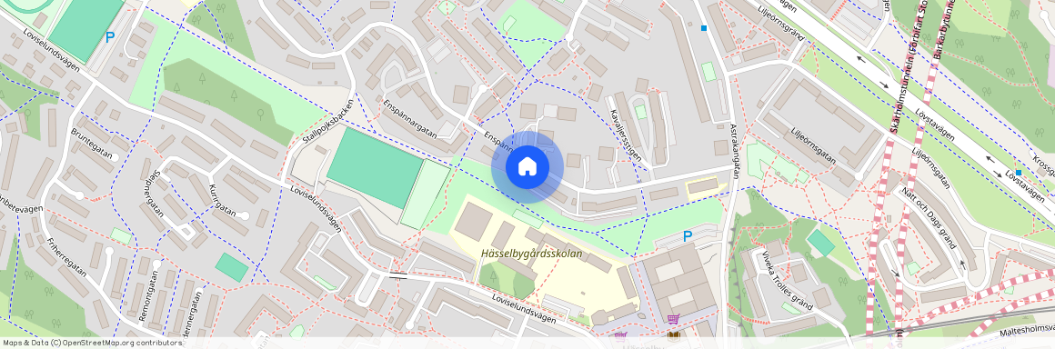 Enspännargatan, Hässelby