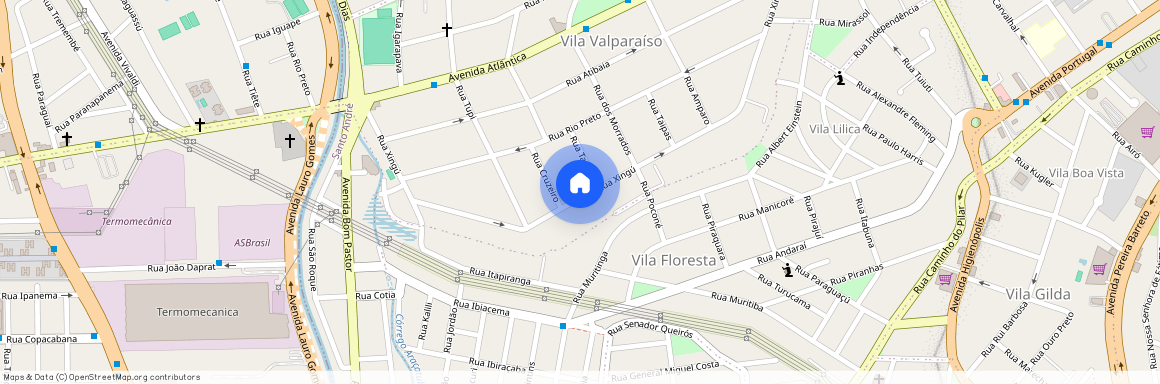 Rua, Xingu, 718, Vila Valparaíso, Santo André