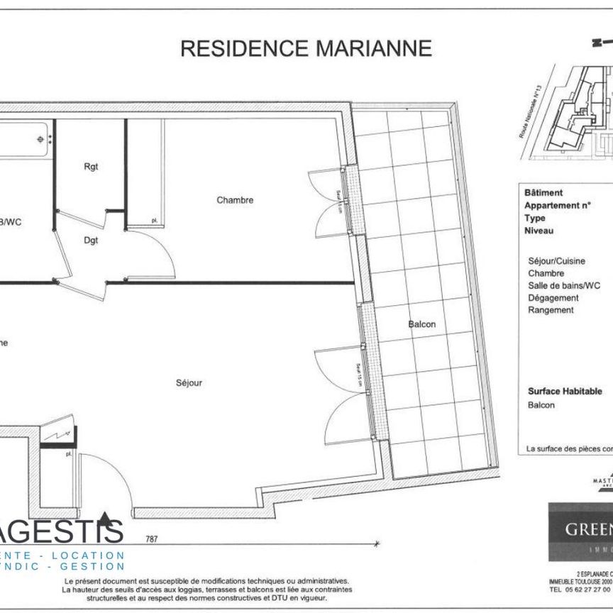 APPARTEMENT T2 46M - Photo 2