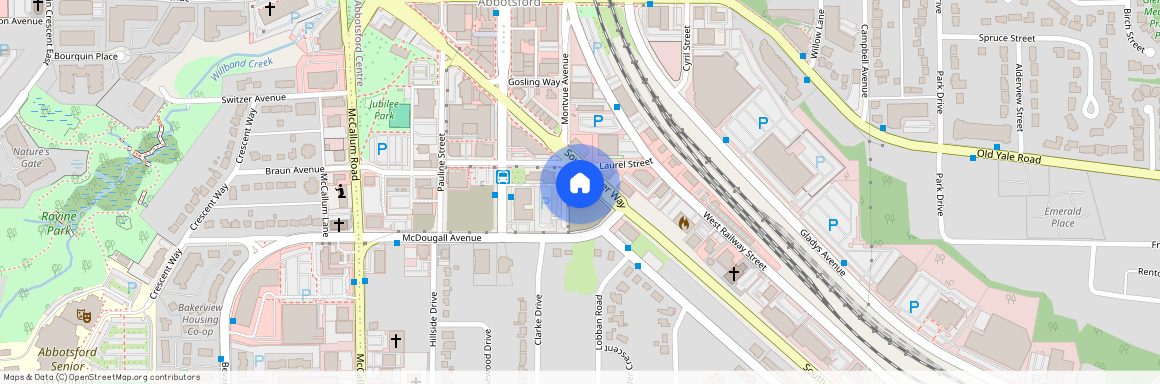 $1700 Property Location #306 33816 South Fraser Way Abbotsford, BC, V2S 2C5 Canada