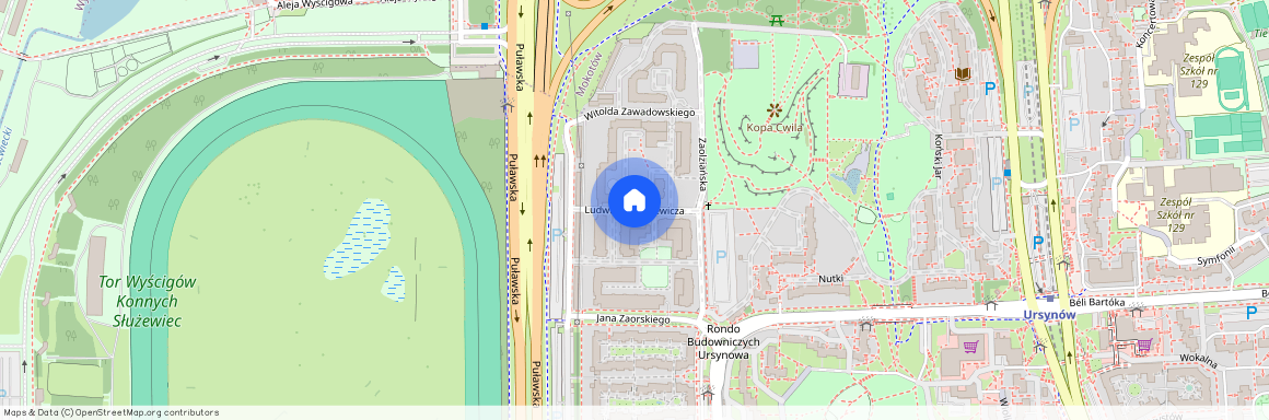 ul. Ludwika Paszkiewicza, Ursynów Północny, Ursynów, Warszawa, mazowieckie