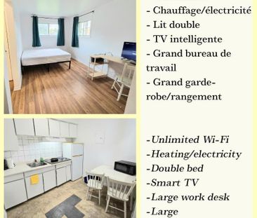 Studio tout inclus 1 1/2 - 10 min du terminus Longueuil - disponibl... - Photo 2