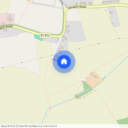 Butlers Lane, Wrabness, Manningtree, Essex, CO11