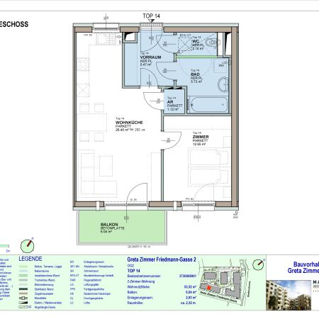 2-Zimmer-Wohnung mit Balkon, Top 14 - Photo 3