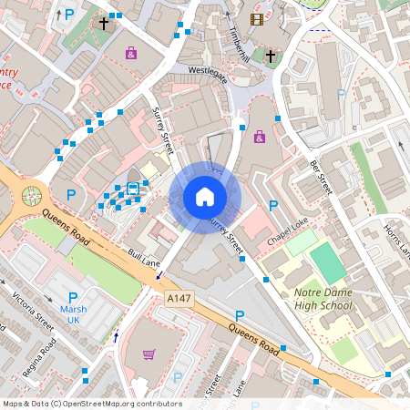 All Saints Green, Norwich NR1