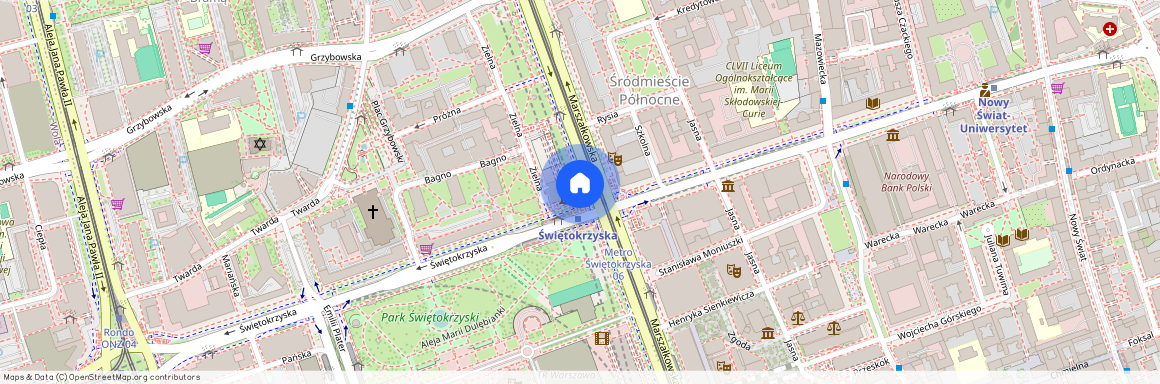 Warszawa Śródmieście, Świętokrzyska