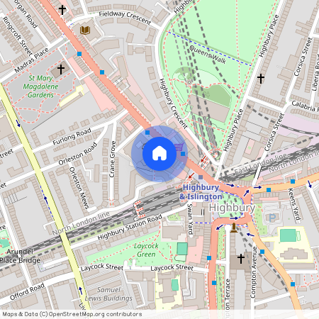 Highbury Crescent, Highbury, London, N5