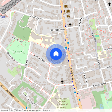 Oak Hill Crescent, Surbiton, KT6, London