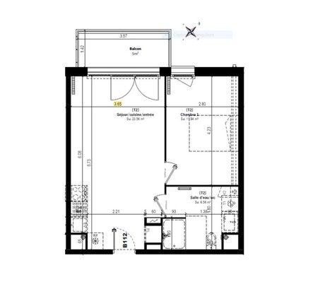 Location Appartement 2 pièces 41m² FONSORBES 31470 - Photo 3