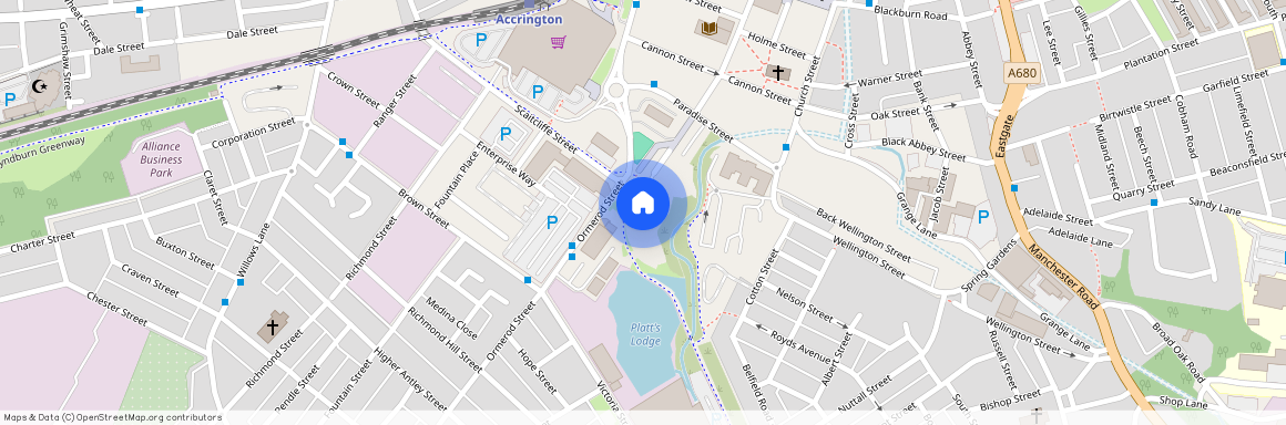 Waterside, St. James Court West, Accrington