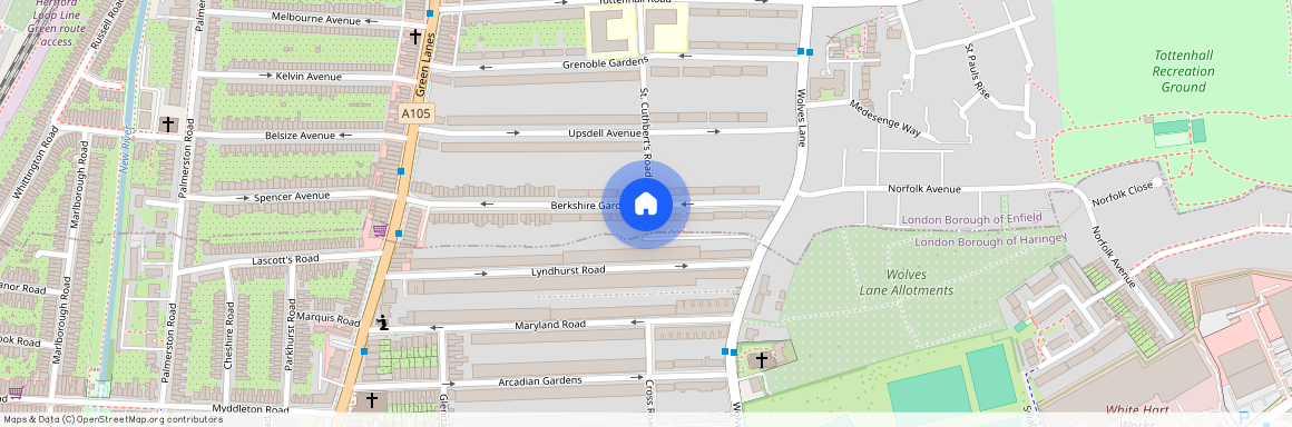 Berkshire Gardens, Palmers Green, N13